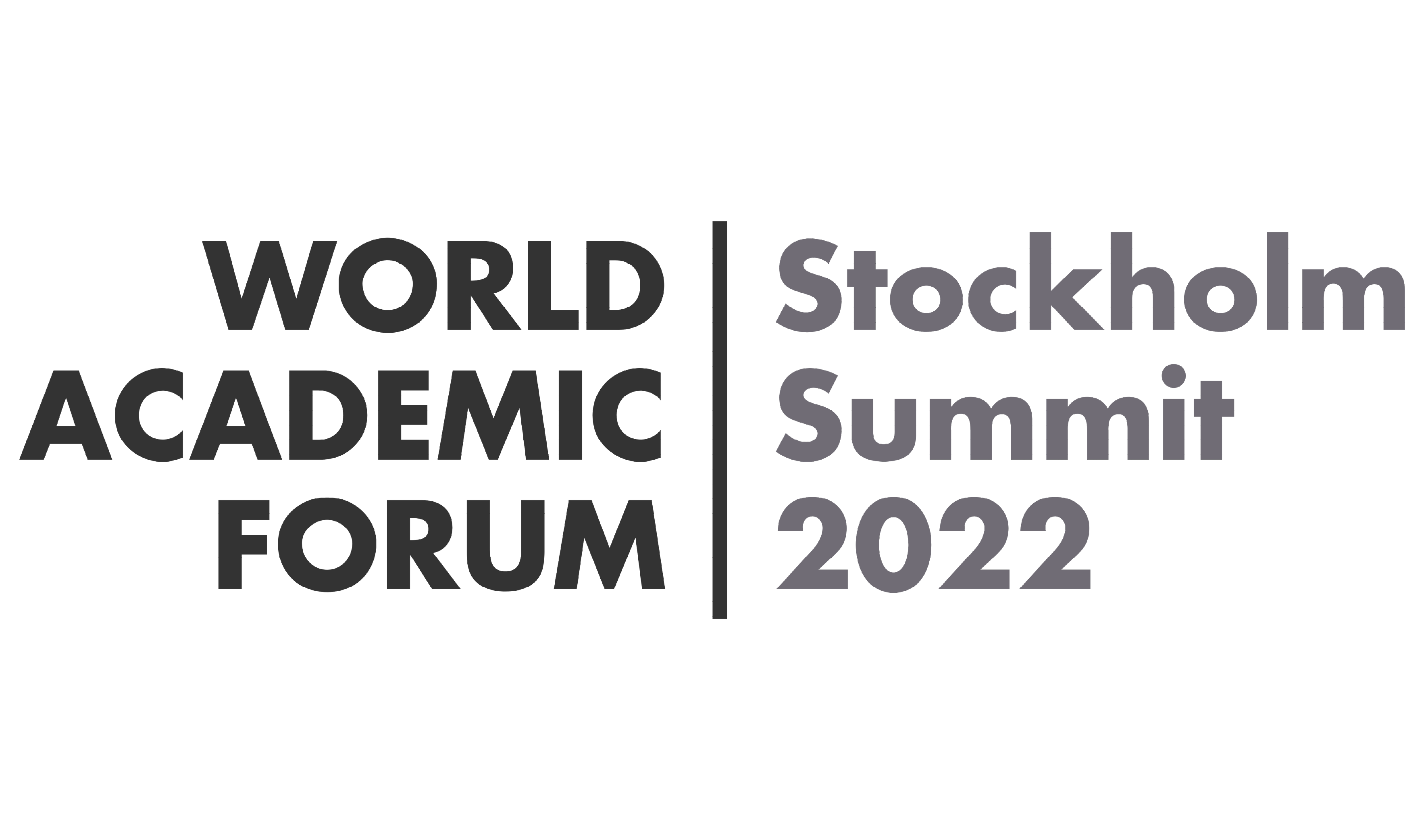 World Academic Forum Stockholm Summit 2022 logotype